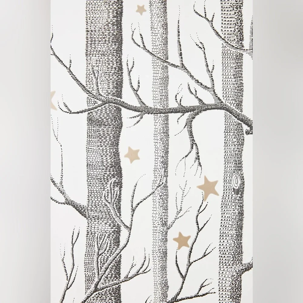 New Anthropologie Home Decor Woods & Stars Cole & Sons Wallpaper Wall Paper
